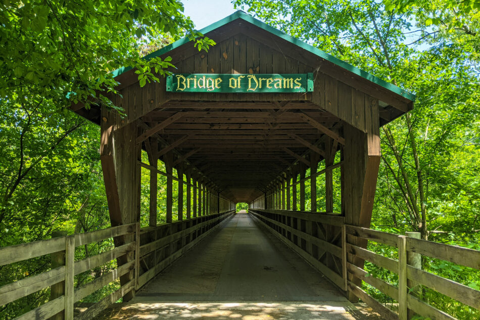 Photo of the Bridge of Dreams near Brinkhaven, Ohio