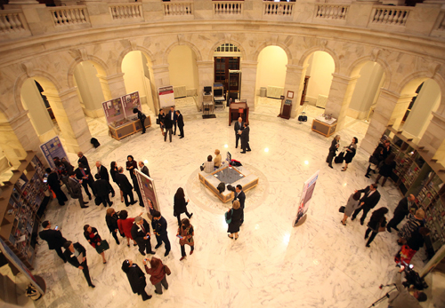 Exhibit in the ussell Senate Building Rotunda