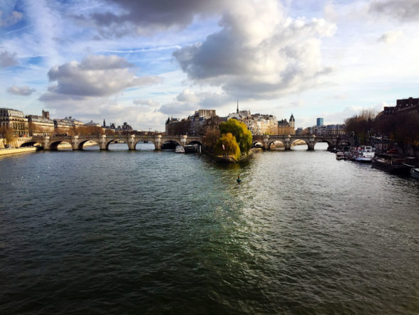 Image of the view of the Seine