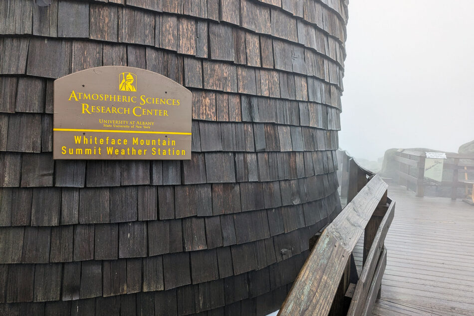 The Adirondack Science Research Center atop Whiteface Mountain. 