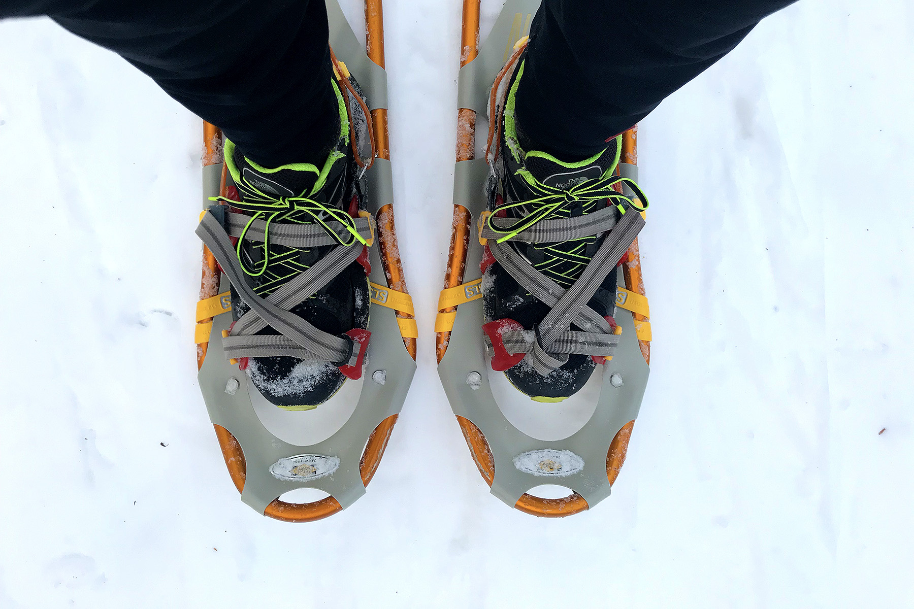 Ready to go in my Atlas Snowshoes