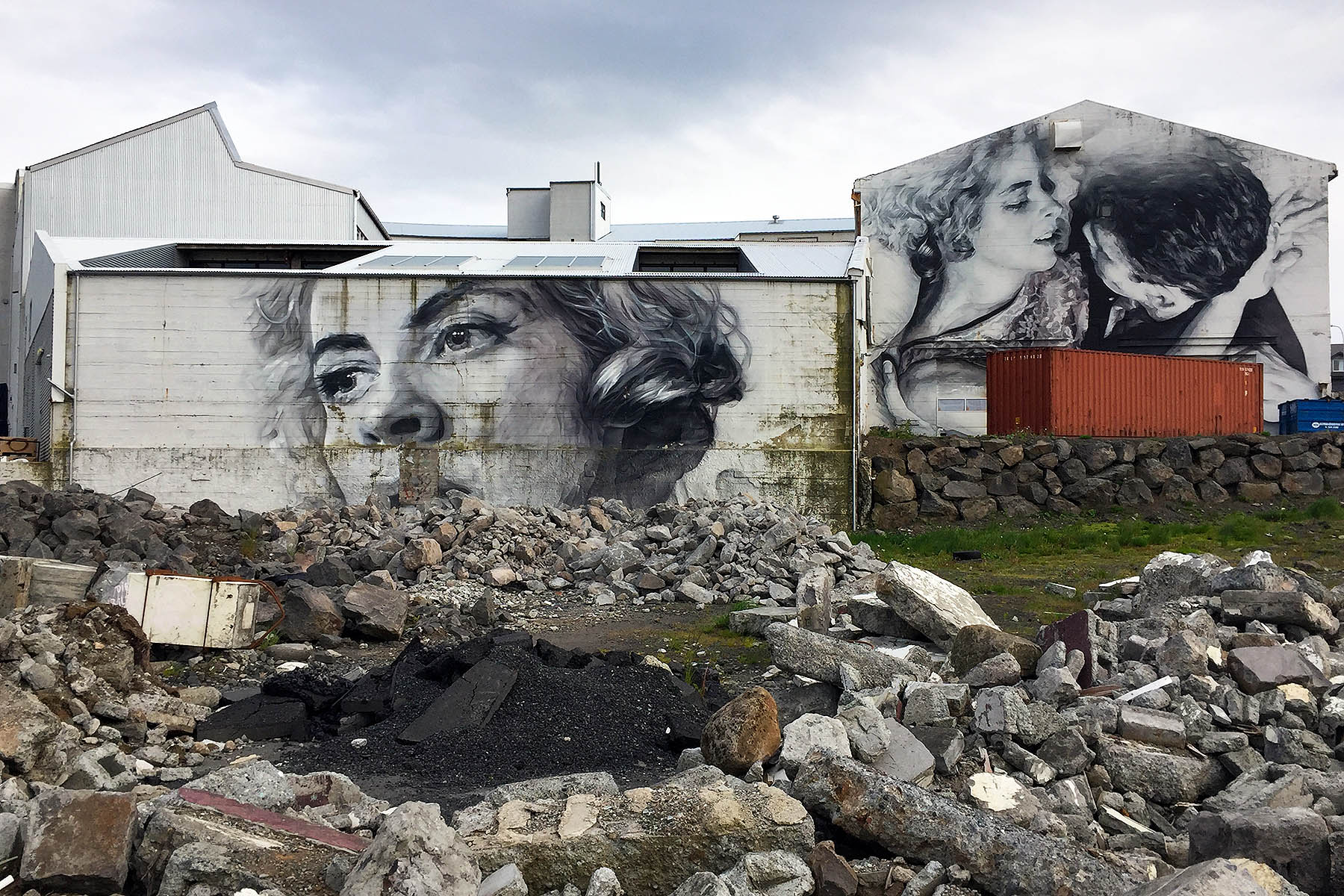 Mural in Reykjavík
